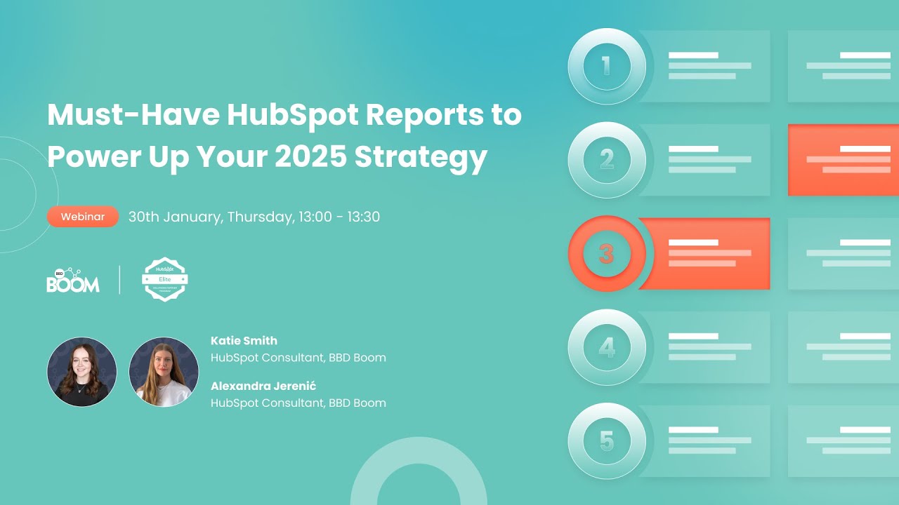 Must-Have HubSpot Reports to Power Up Your 2025 Strategy | Webinar