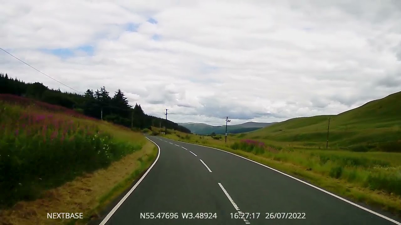 Edinburgh, the scenic road A701