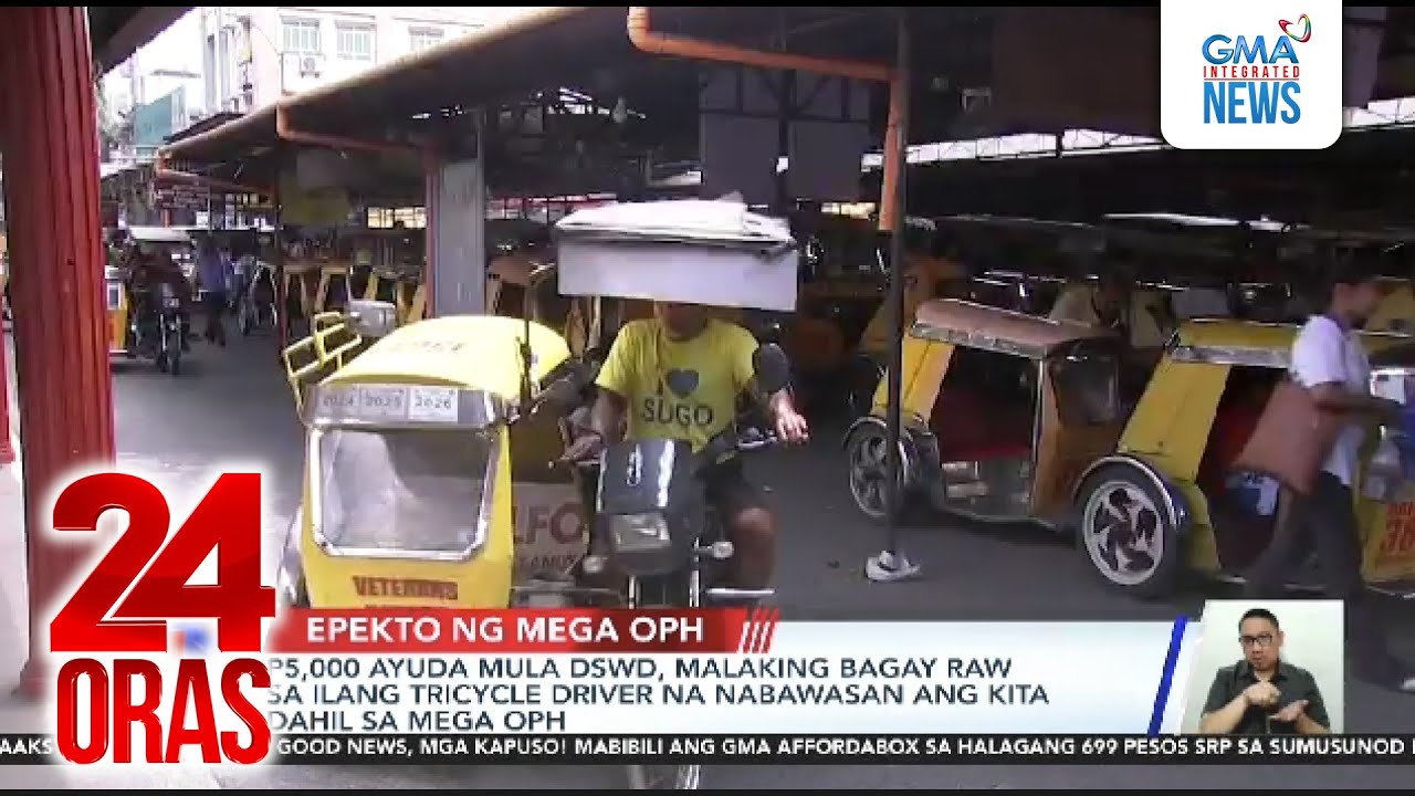 P5,000 ayuda mula DSWD, malaking bagay raw sa ilang tricycle driver na nabawasan ang... | 24 Oras