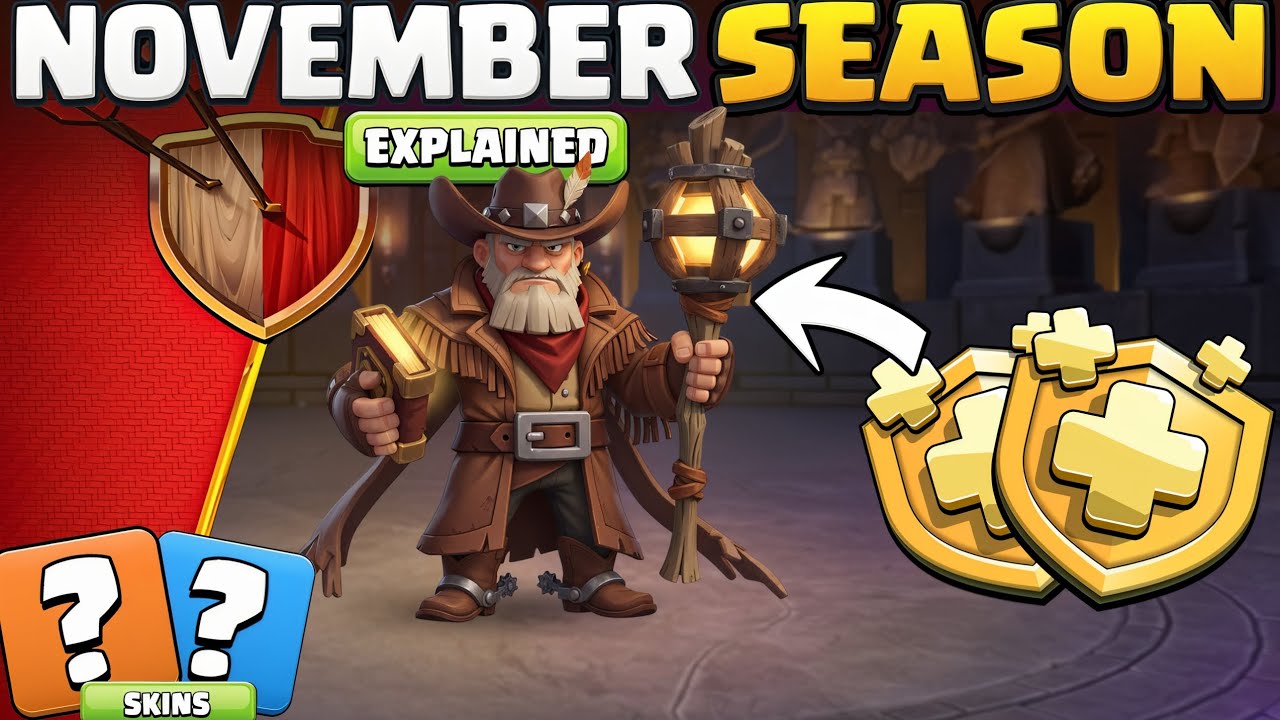 November 2025 Theme And Skins Are leaked 🤫| clash of clans|