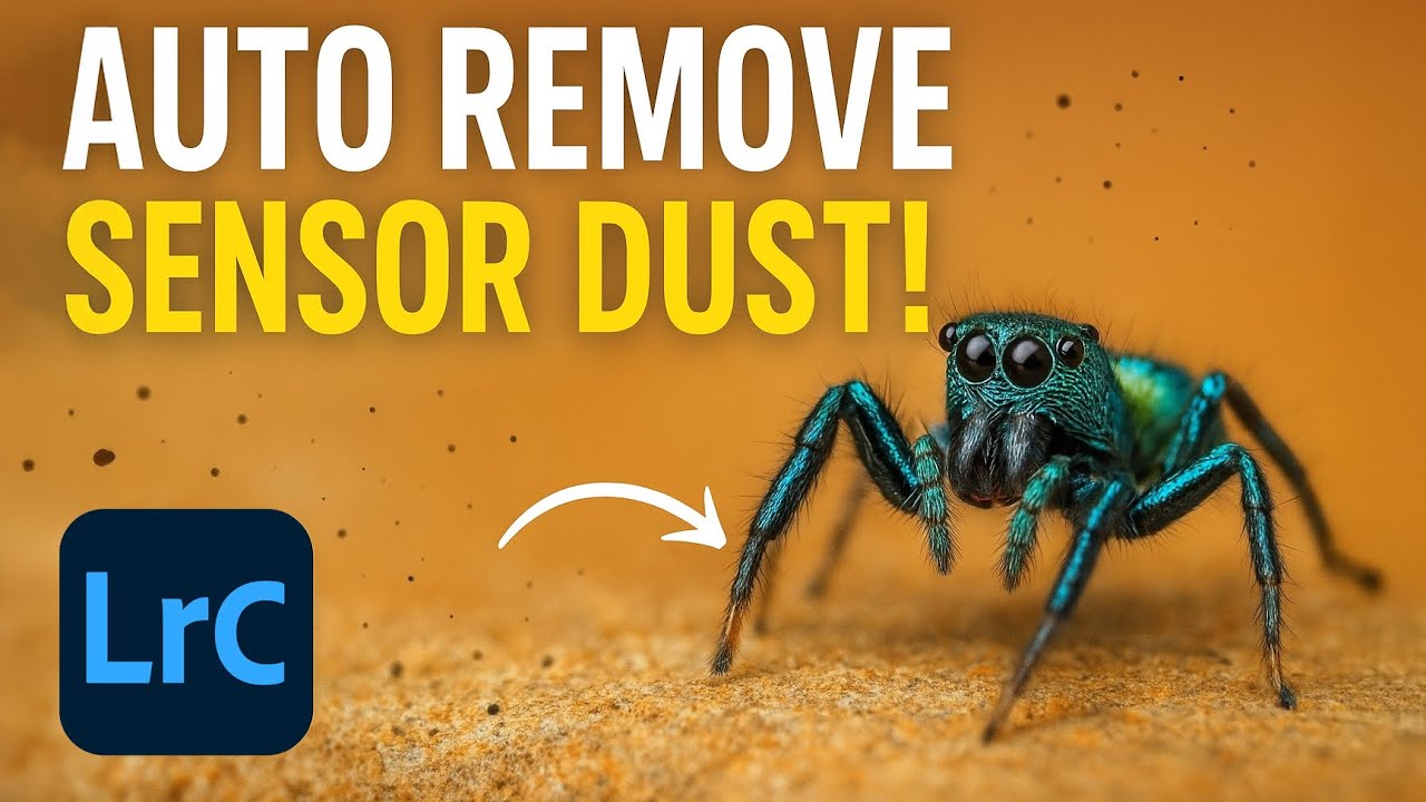 How to Instantly Remove Sensor Dust Spots in Lightroom Classic (Step-by-Step Tutorial)