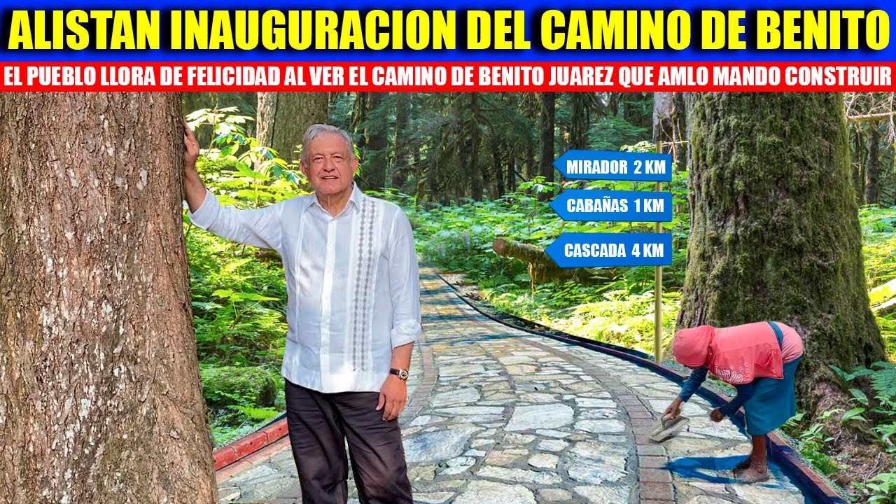 AMLO manda a construir este camino Turistico en Oaxaca en memoria a Benito Juarez