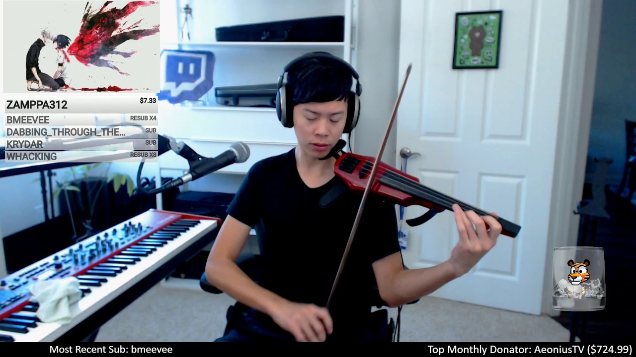 東京喰種 Tokyo Ghoul  - Licht und Schatten  feat.Jason yang - Friendly Electric Violin Improv