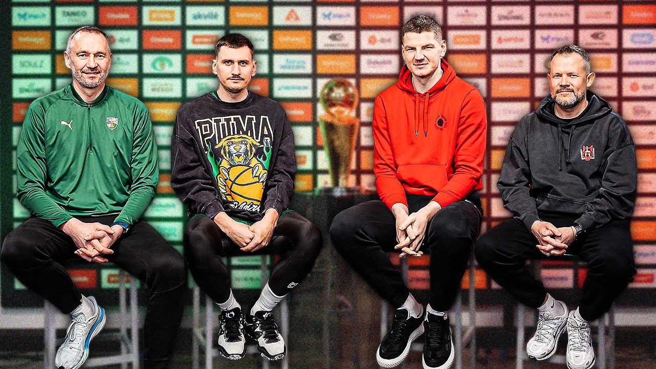 Spaudos konferencija prieš didįjį KMT finalą