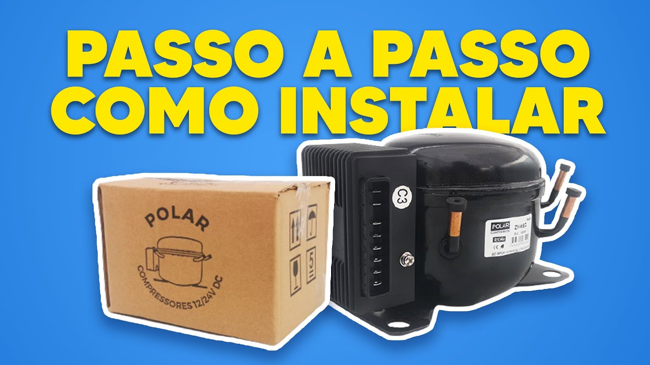 Instalando Compressor Polar 12/24V