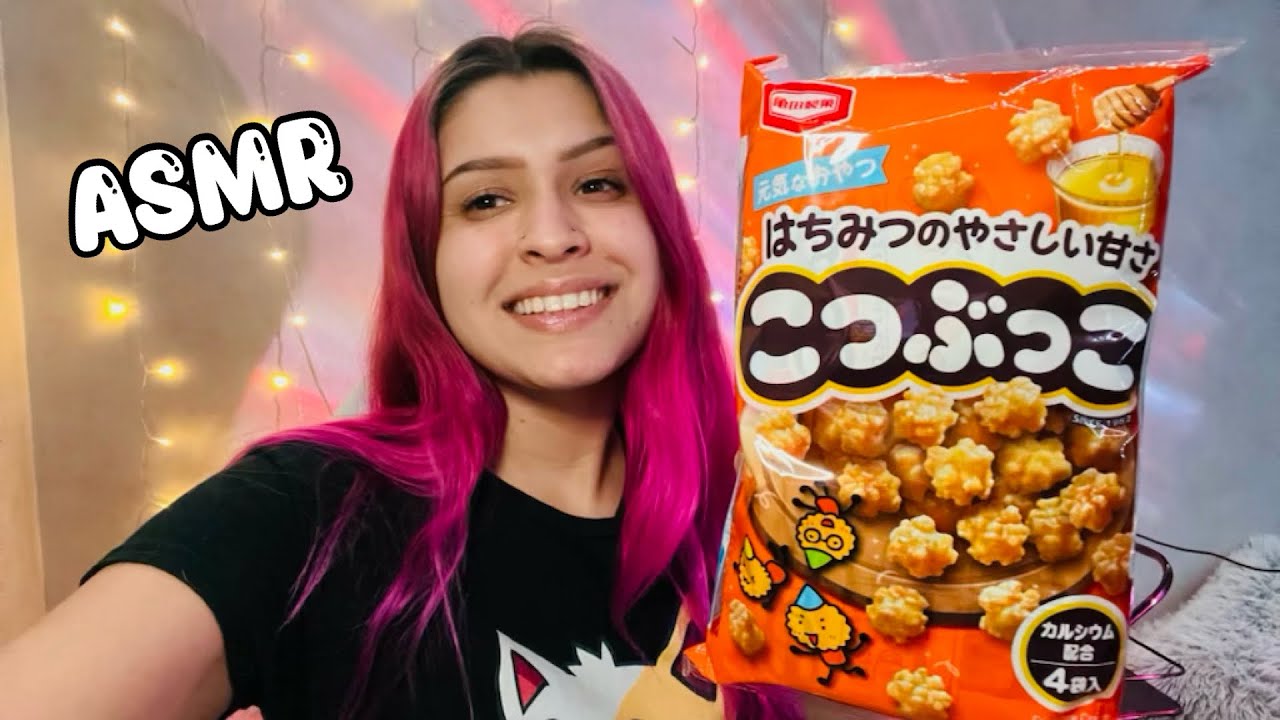 ASMR| EATING RICE CRACKERS 🍘