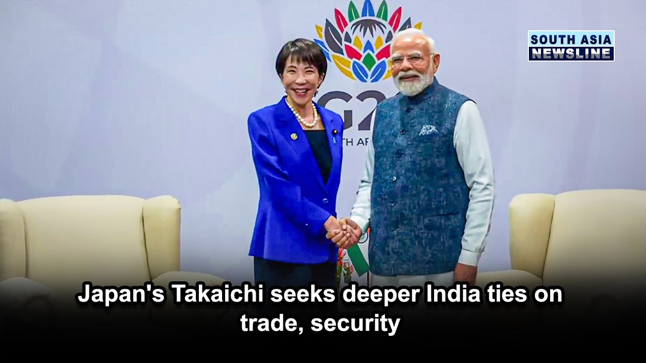 Japan's Takaichi seeks deeper India ties on trade, security