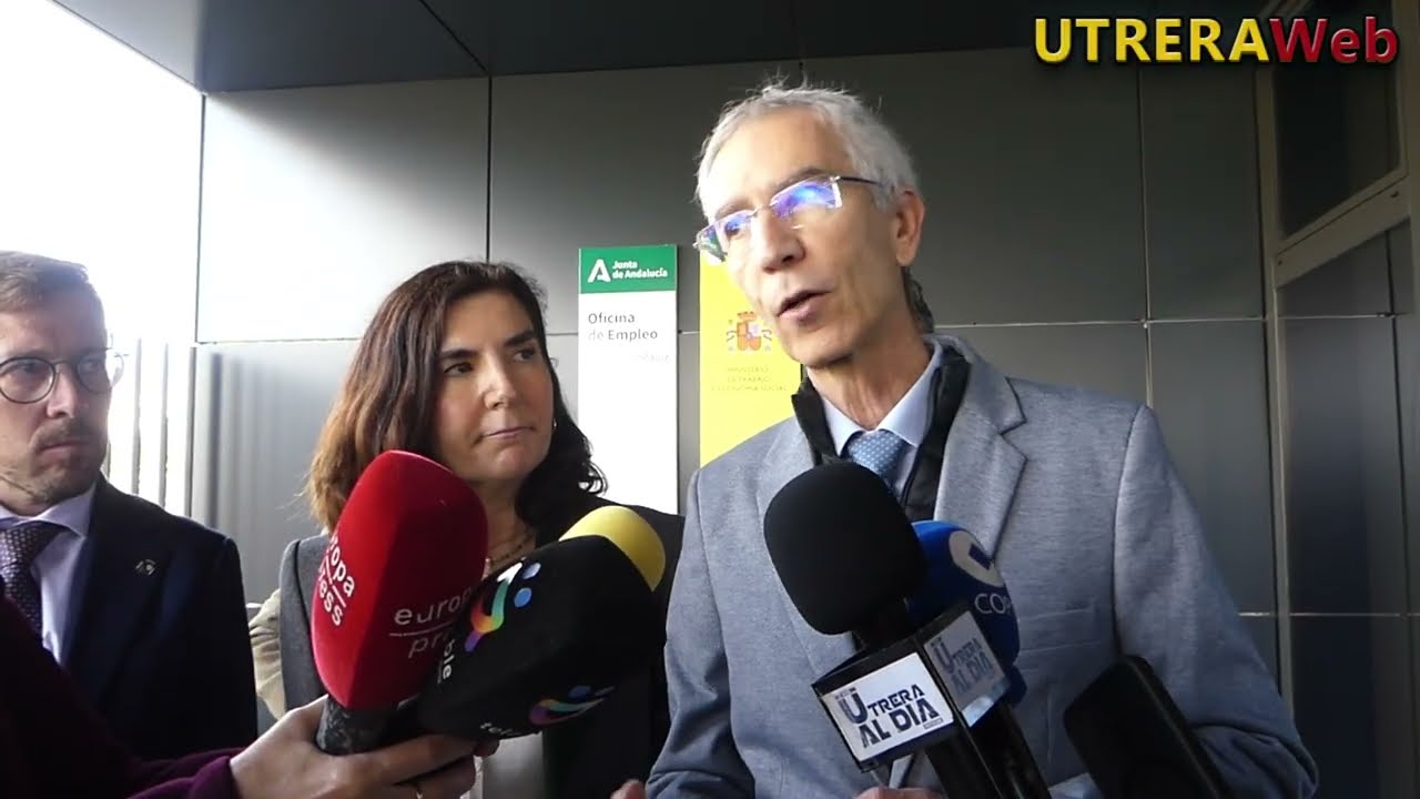 RUEDA DE PRENSA DE LA VISITA A LA NUEVA OFICINA DE EMPLEO DE UTRERA