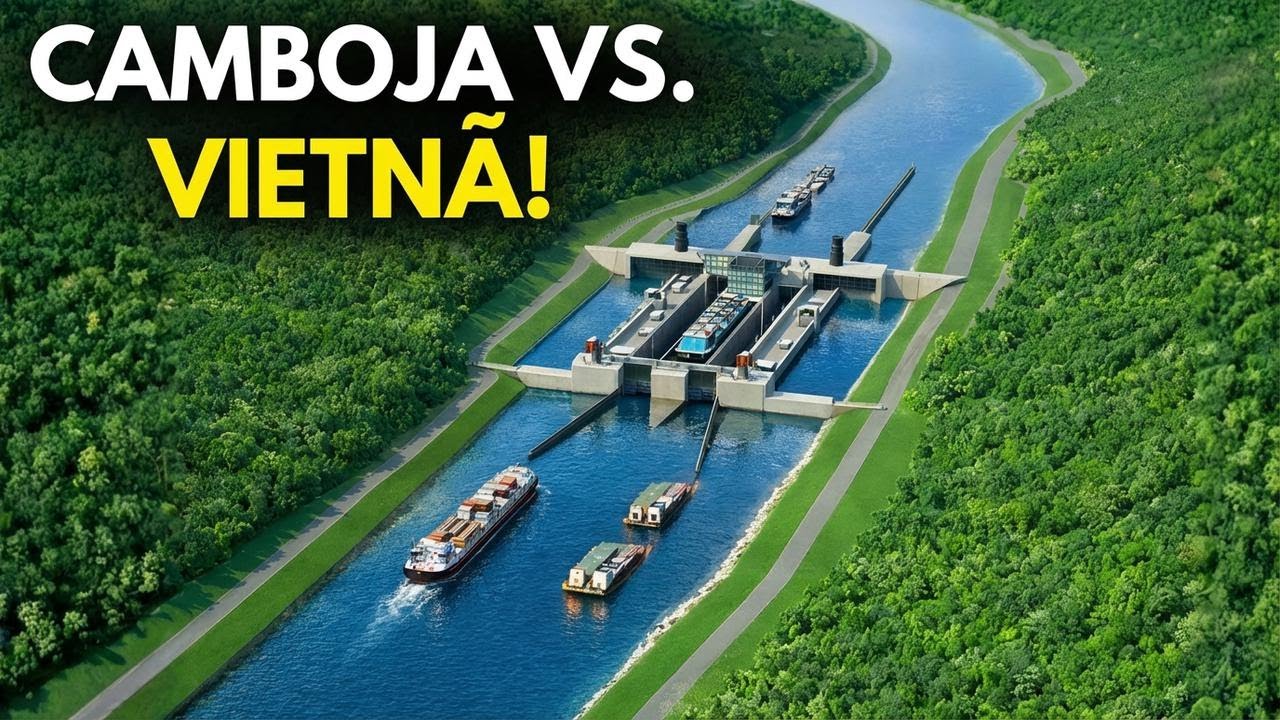 Camboja constrói megacanal de US$ 2 bilhões e assusta o Vietnã!