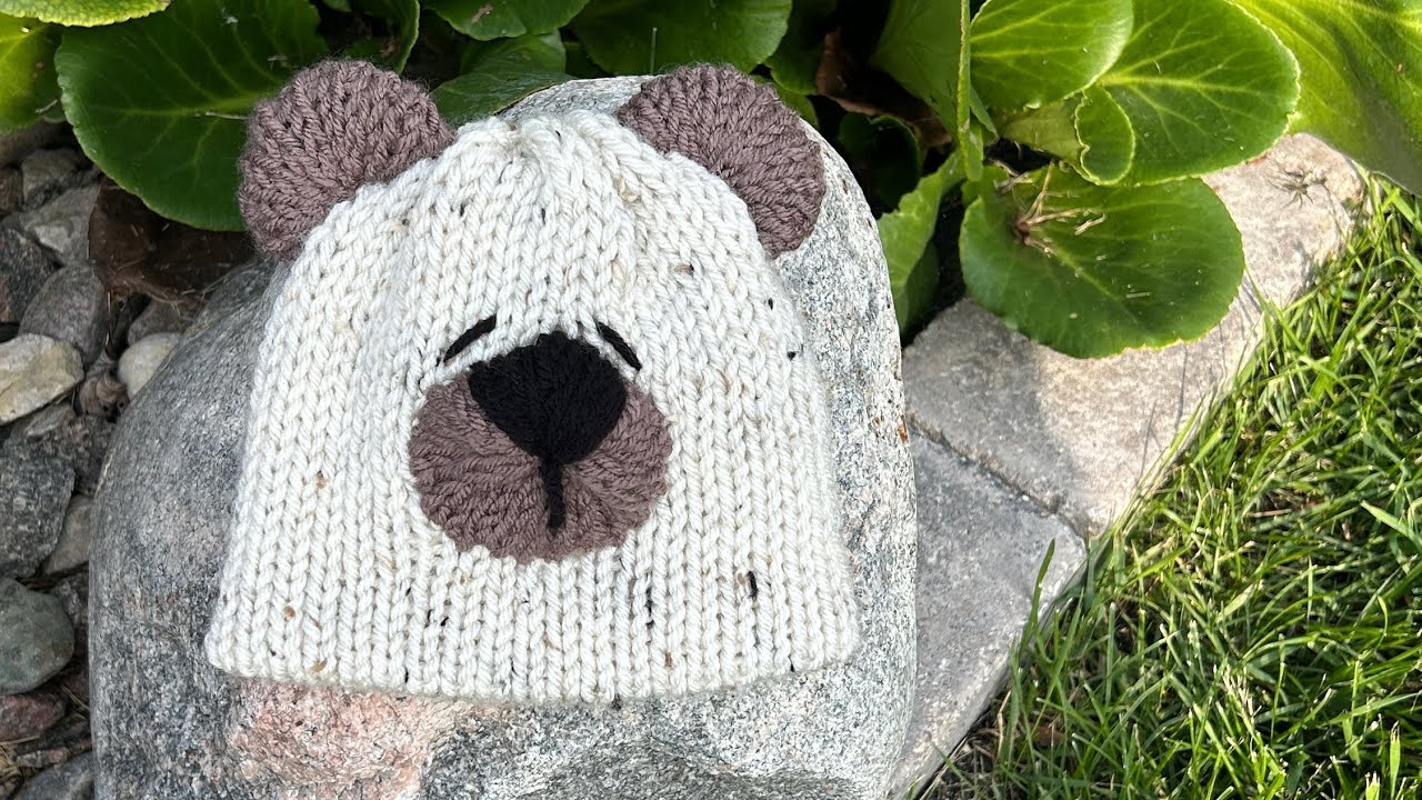 Infant Bear Beanie (Revised) Addi / Sentro / Circular Knitting 