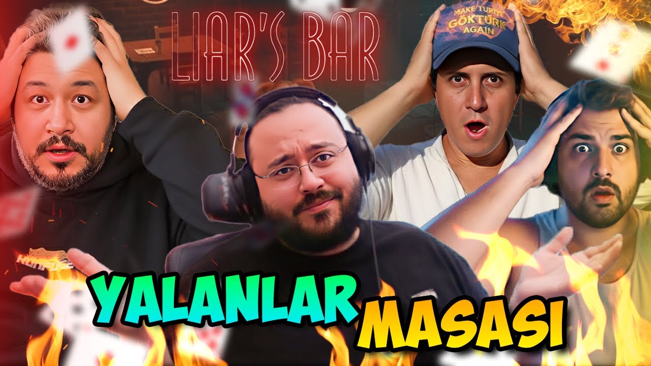 EKİBİ KATLADIM! | Liar's Bar | @Swaggybark @Burhi @CaglarArts