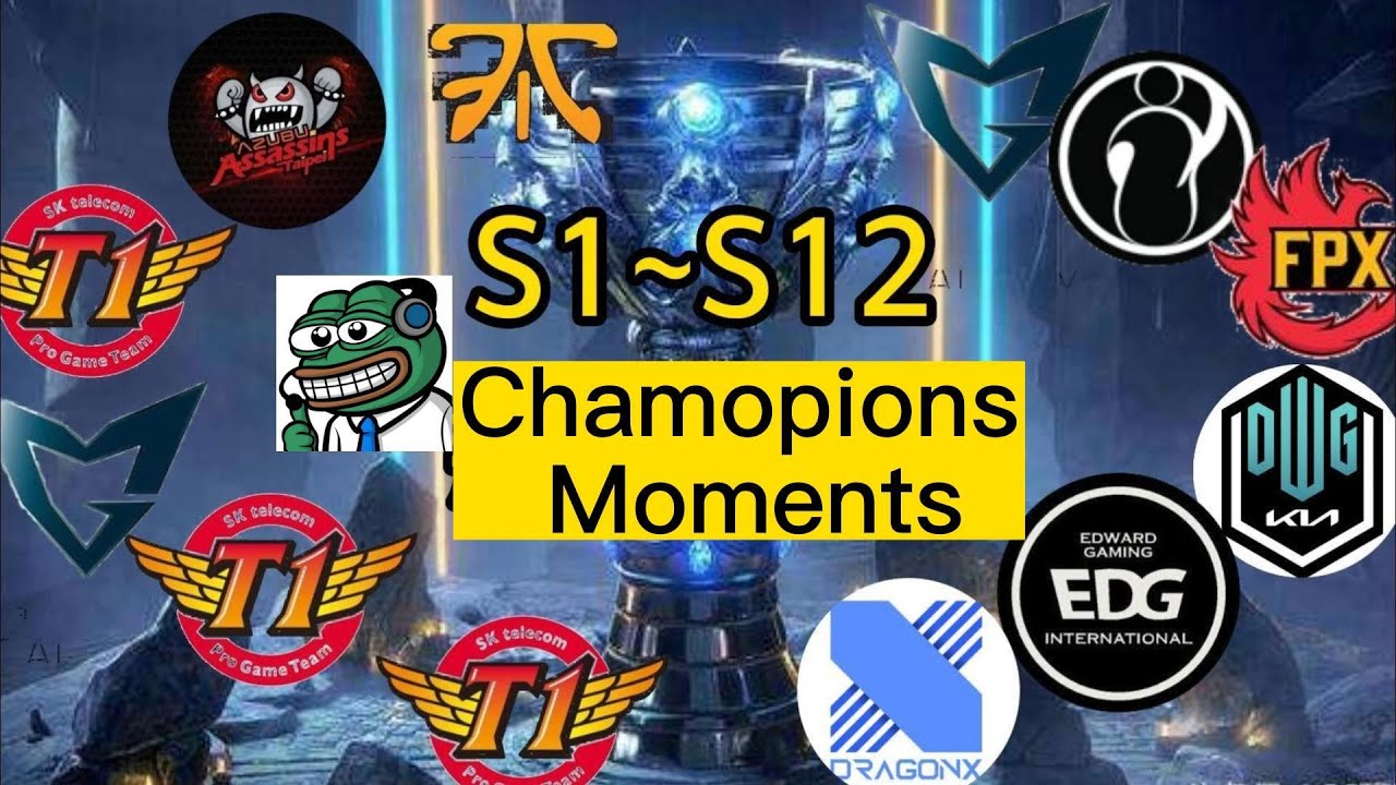ALL SONGS WORLDS + CHAMPIONS MOMENTS (S1-S12)// League of Legends.#threwback