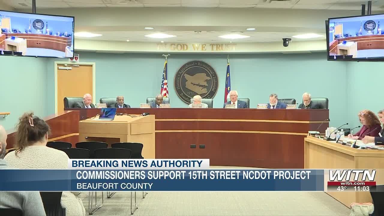 Beaufort County commissioners back $38.6M NCDOT project on 15th Street despite city pushback