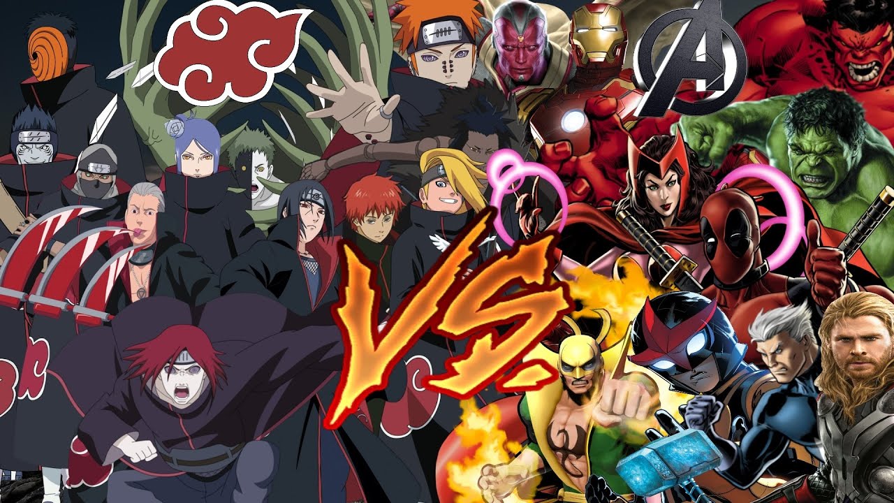 【RANDOM BATTLE】 Мстители vs Акацуки / Avangers vs Akatsuki