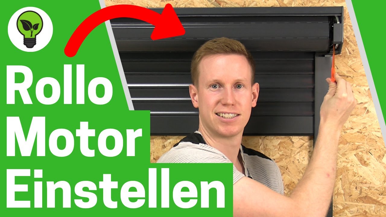 Rollladenmotor Einstellen ✅ TOP ANLEITUNG: Wie Jalousie Rohrmotor Endpunkte & Endlagen Einstellen???