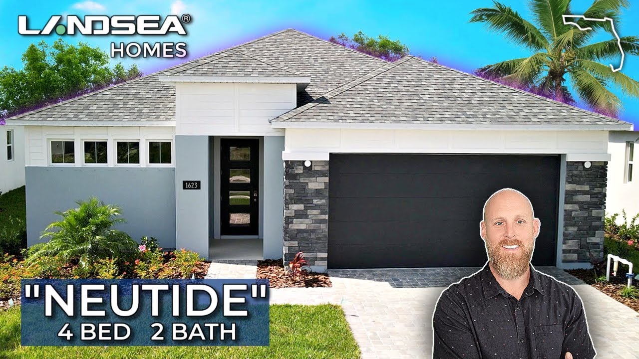 💥MOST REQUESTED New Home Tour Palm Bay | Landsea Homes Neutide [Meadowood] Courtyards at Waterstone