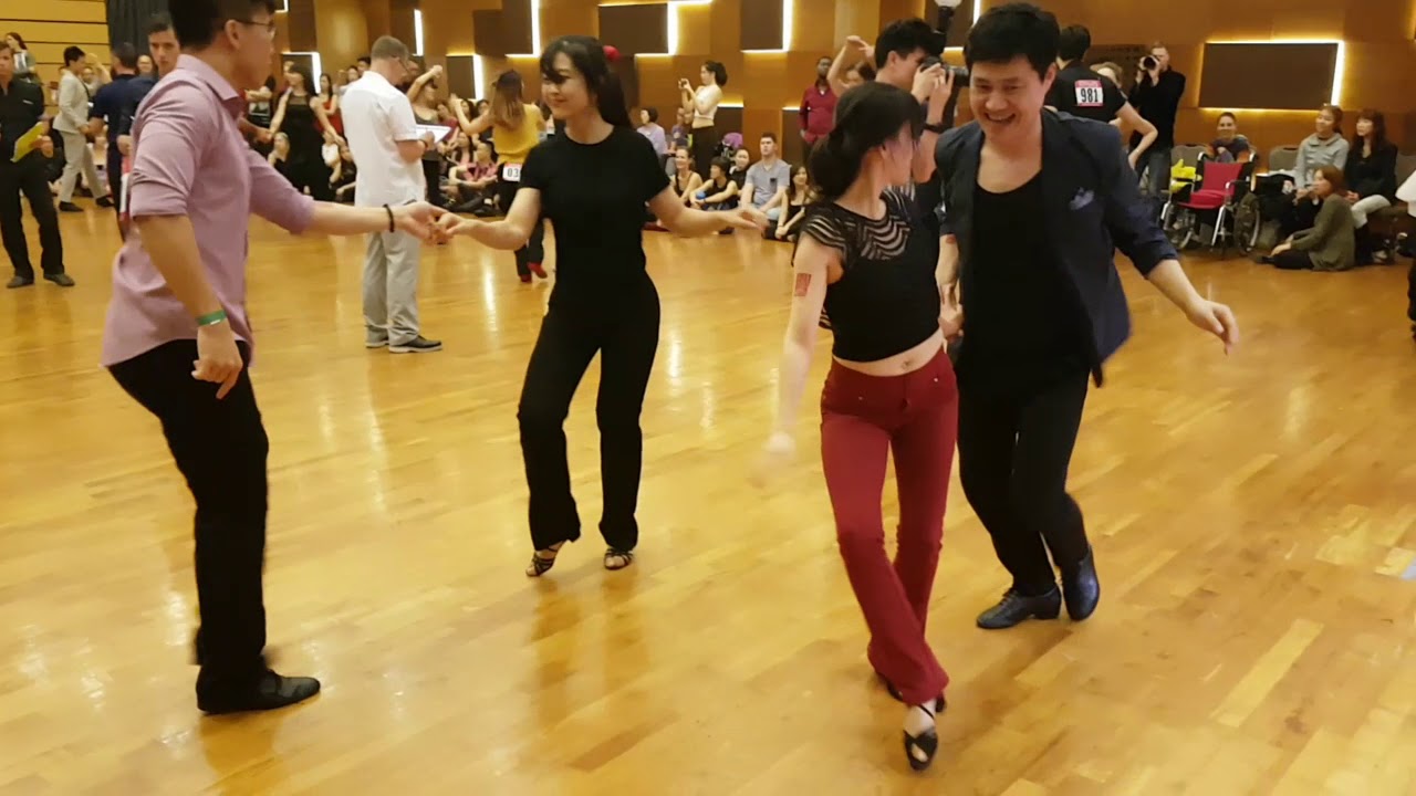 Jeongbae Kim and Yunju Cho Novice Jack and Jill Final Song 2@ AWCSO 2018