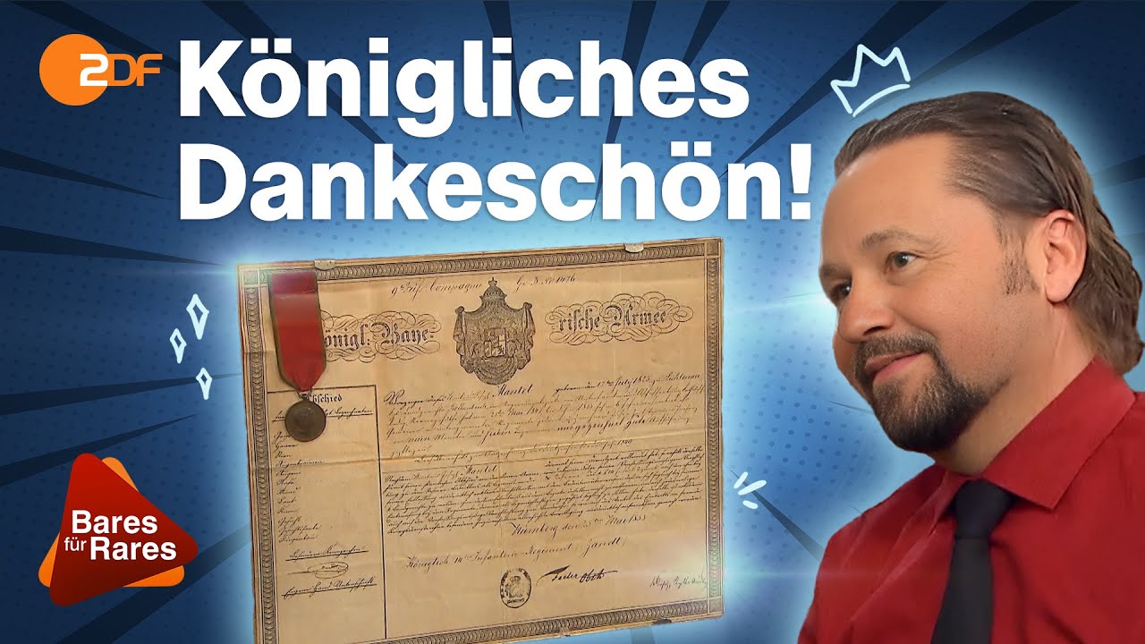 59-facher Gewinn! Bronzener Orden mit K&ouml;nig Maximilian von Bayern r&auml;umt richtig ab | Bares f&uuml;r Rares