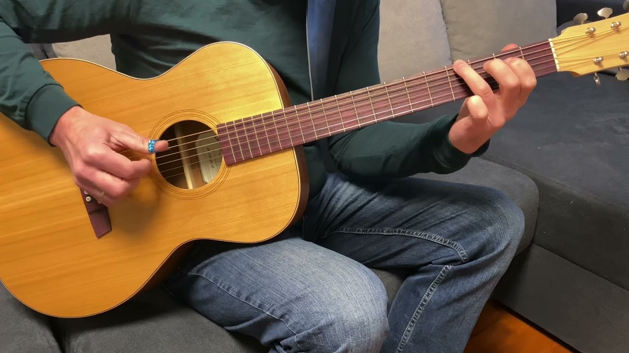 Человек и кошка. Акустическая гитара. Группа «Ноль»
