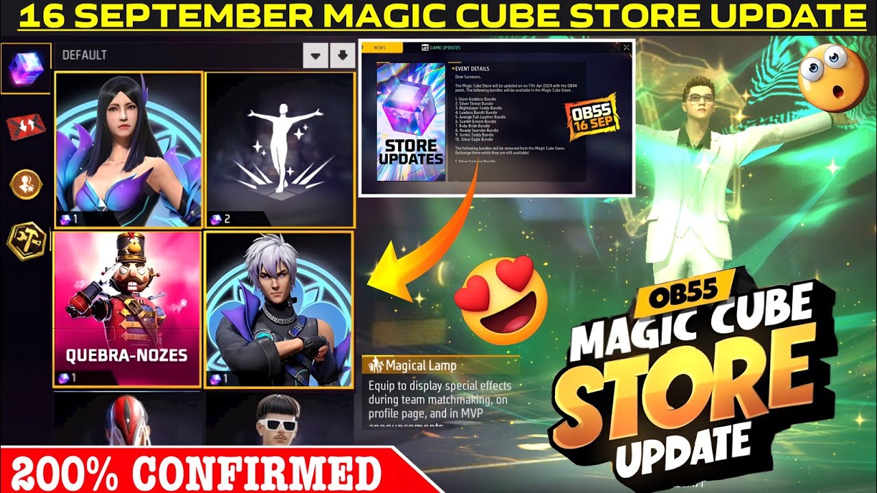 New Magic Cube Bundle After Ob55 Update Konsa Aayega | Next 16 September Magic Cube Store Dress FF