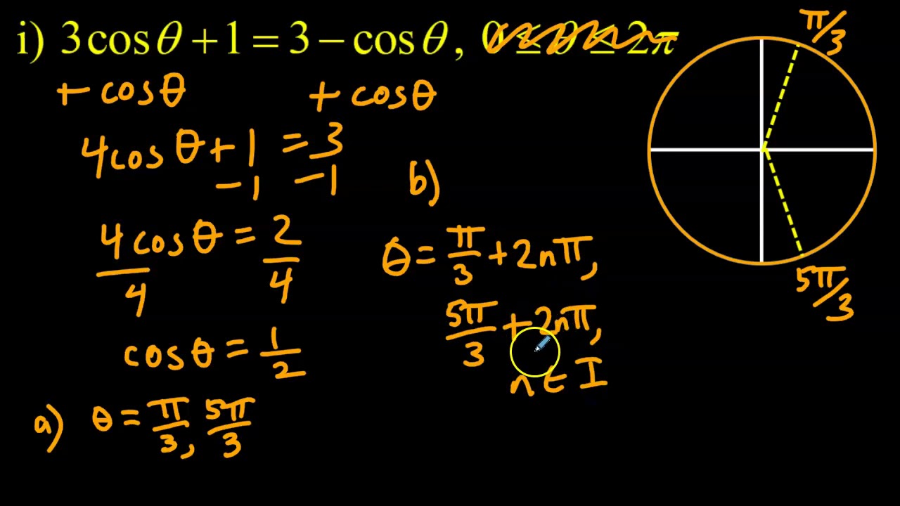 Solving First Degree Trigonometric Equations Algebraically