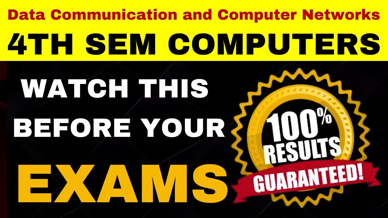4th Sem Computers Important Questions | Data Communication and Computer Networks Imps