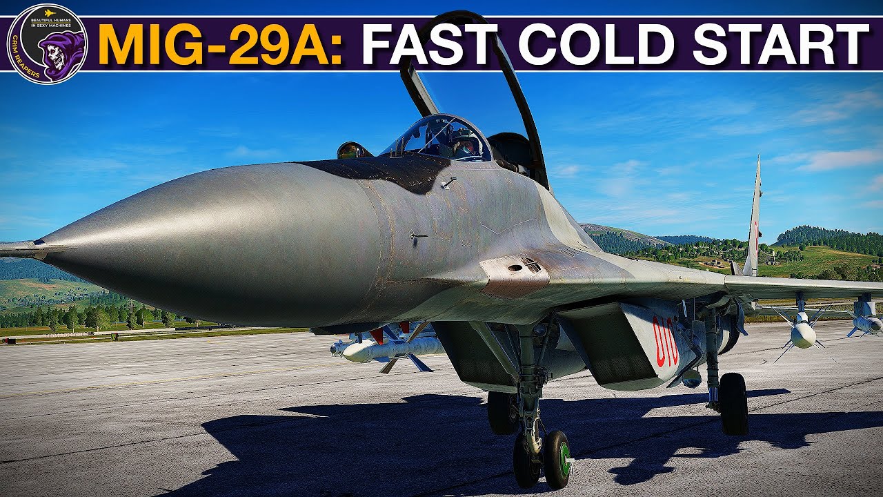МиГ-29А Fulcrum: Учебное пособие по быстрому холодному запуску | DCS