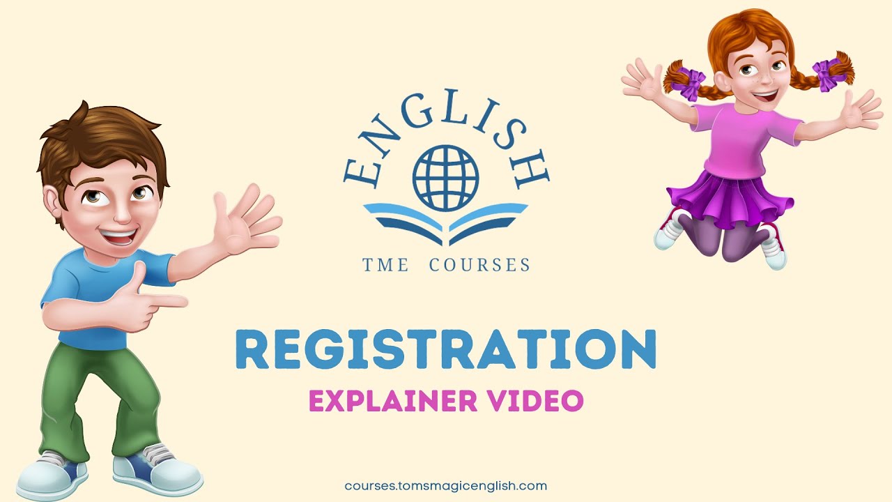 Tom's Magic English Courses Registration