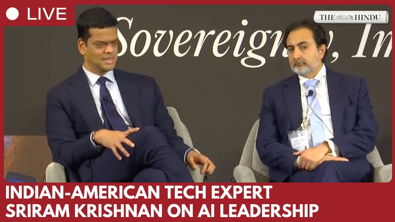Indian-origin AI expert Sriram Krishnan underscores U.S. AI leadership role in Washington talk
