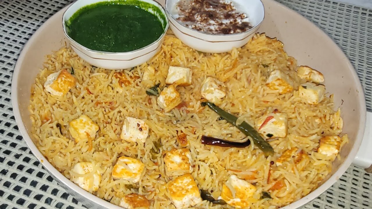 Tomato Rice With Paneer Recipe 