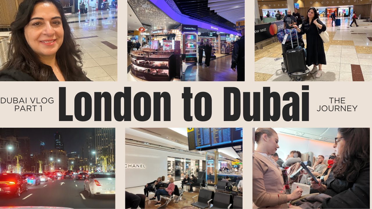 Across the Skies: My Journey from London to Dubai | Simply Samina