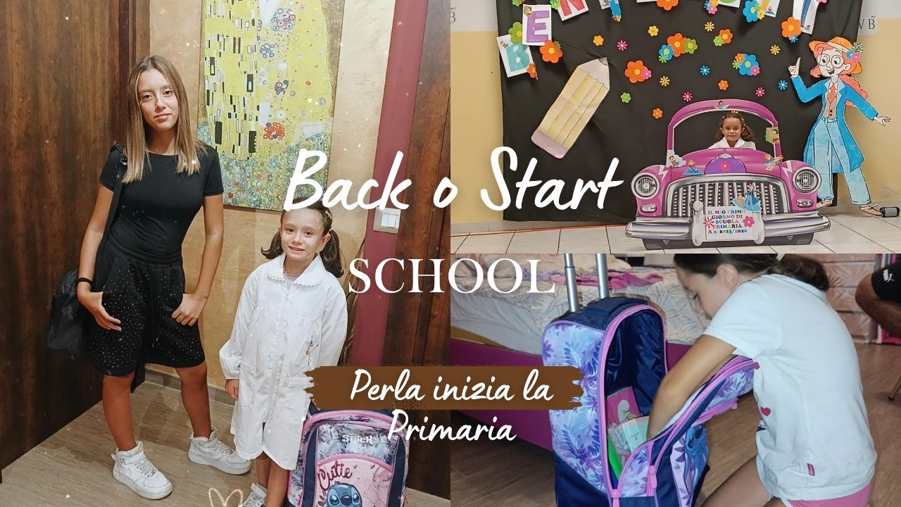 PERLA inizia La PRIMA ELEMENTARE! Vi racconto il 