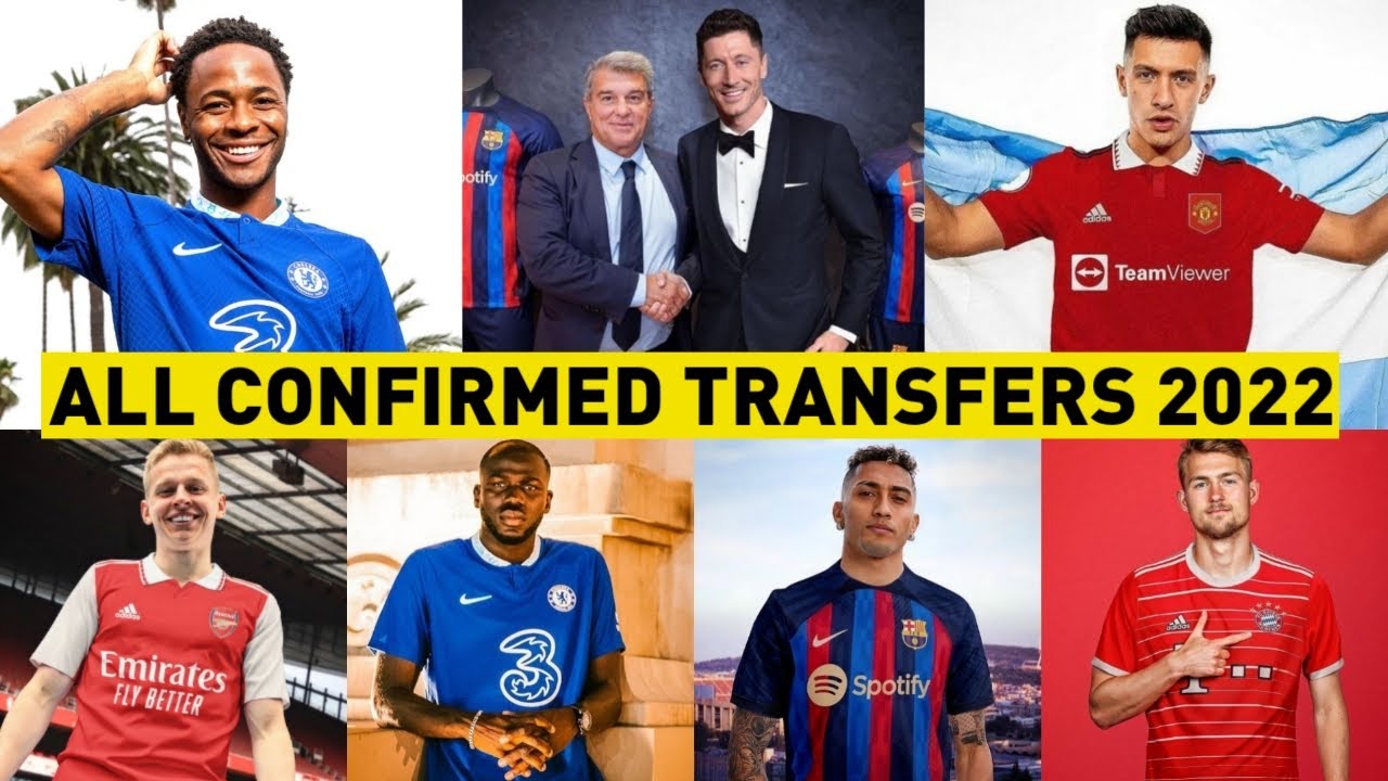 ALL CONFIRMED TRANSFER NEWS 2022 SUMMER! FT. LEWANDOWSKI, LISADRO MARTINEZ, ZINCHENKO