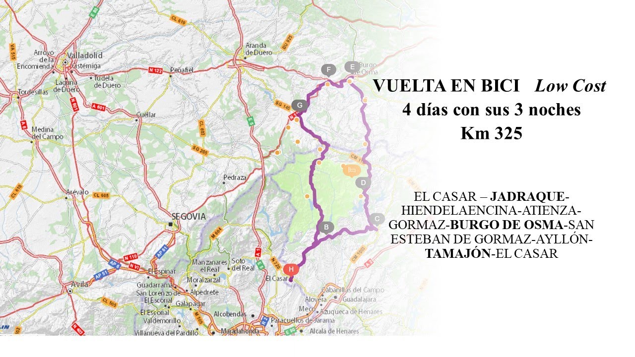 Ruta LOW COST en bici
