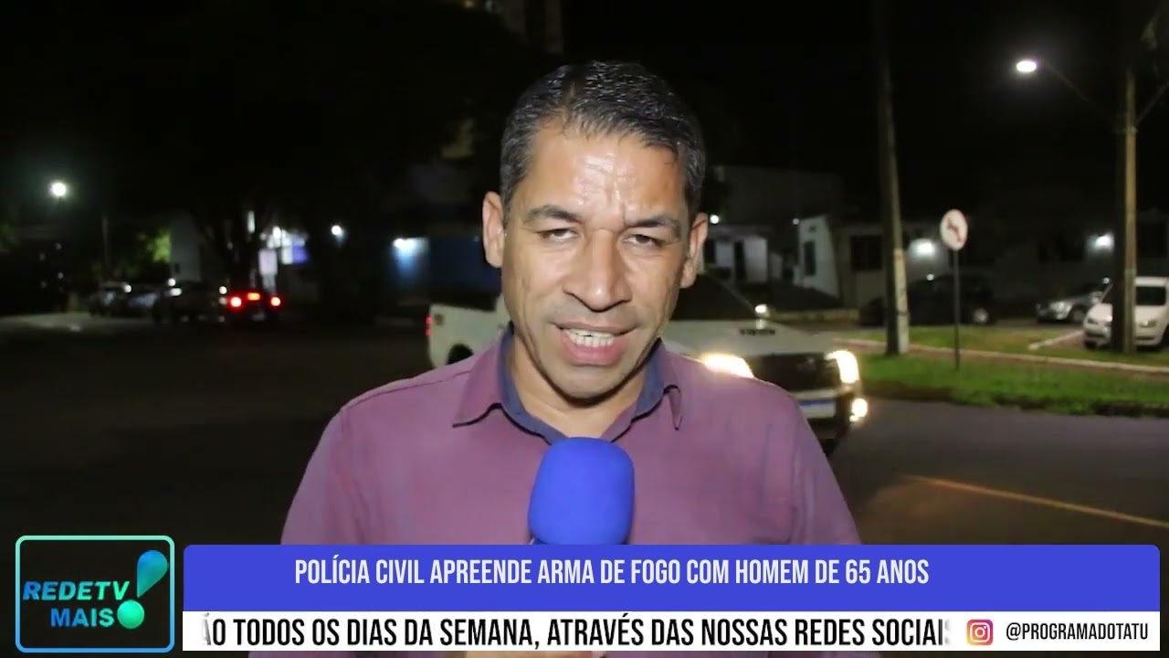 Polícia civil apreende arma de fogo com homem de 65 anos