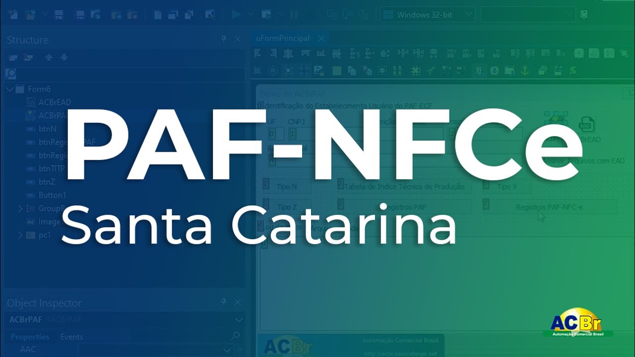 O componente ACBrPAF agora tamb&eacute;m pode gerar os registros do PAF-NFCe