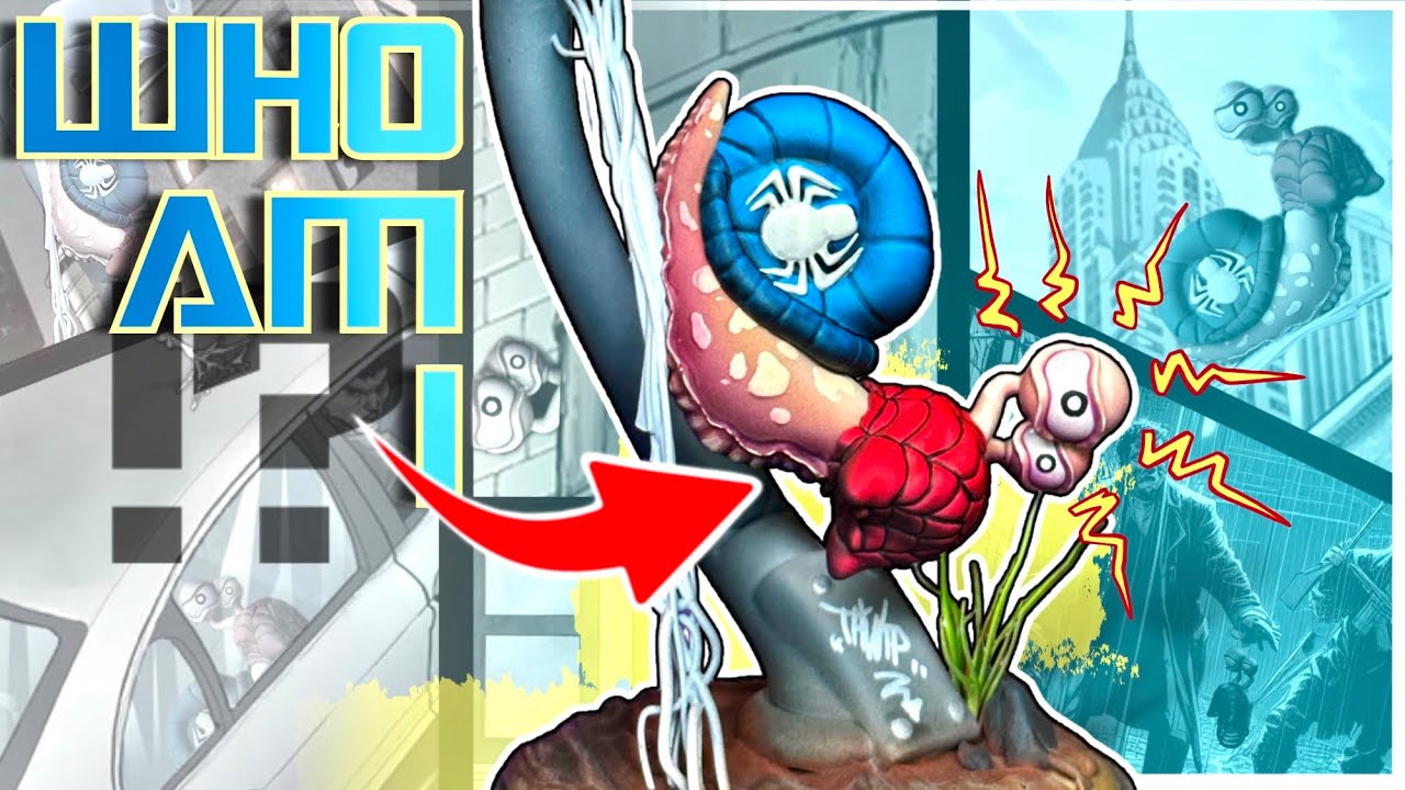 How To Paint a 3D Print Radioactive Snail