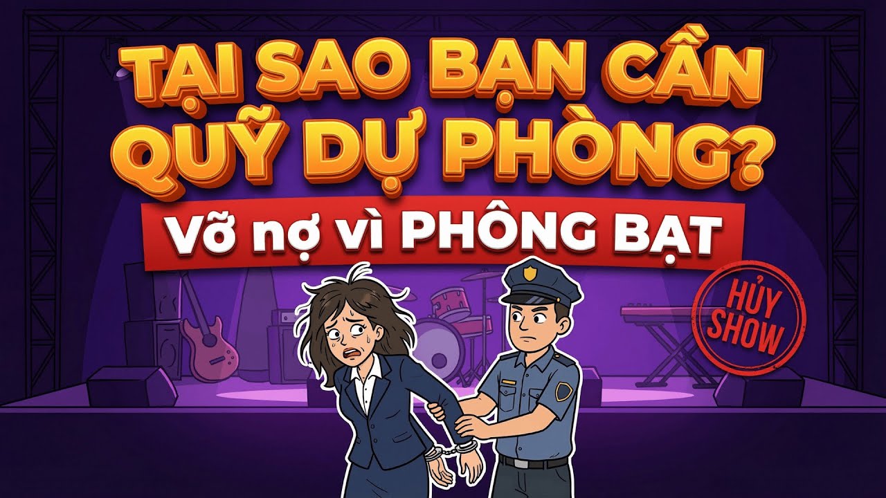 [CẢNH BÁO BẪY LƯƠNG] Tại Sao Bạn Cần QUỸ DỰ PHÒNG. Bài Học Từ Vụ Huỷ Show “Về Đây 4 Cánh Chim Trời”