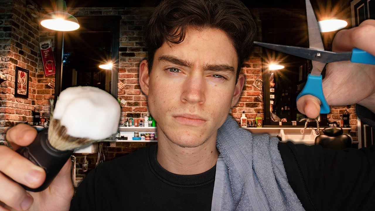 [ASMR] Relaxing Barber Haircut and Shave Roleplay 💈✂️