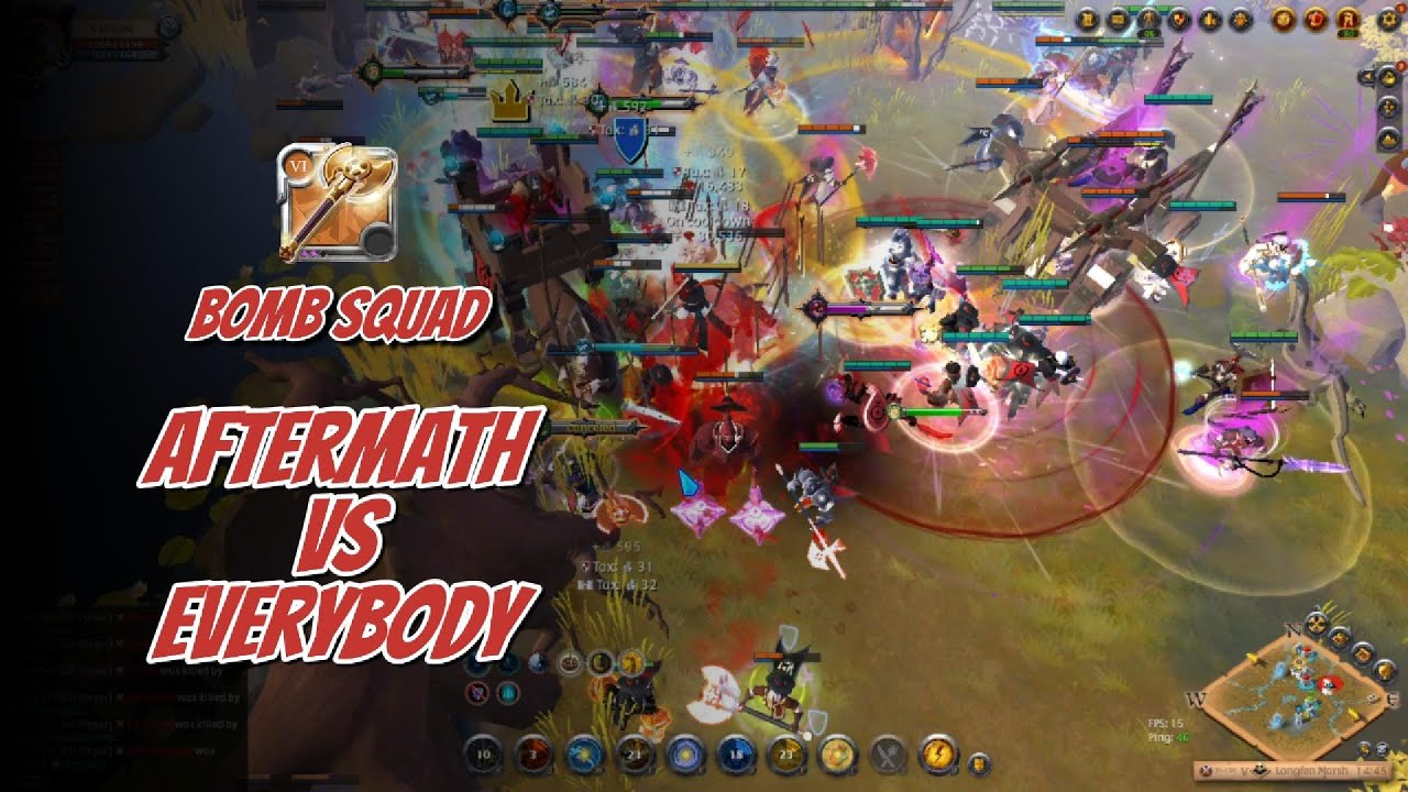 Aftermath vs Triumph, Circus + Pink7 || Realmbreaker POV || Albion Online