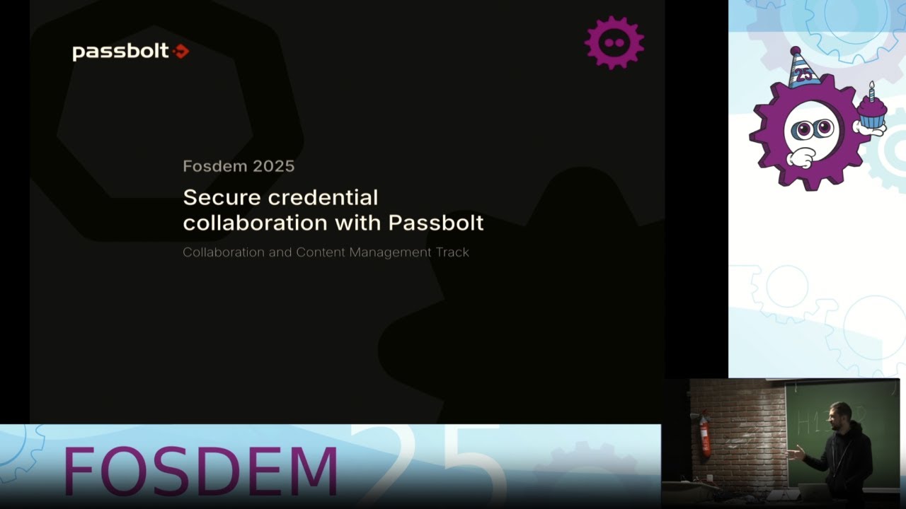 Secure credential collaboration with Passbolt - FOSDEM 2025