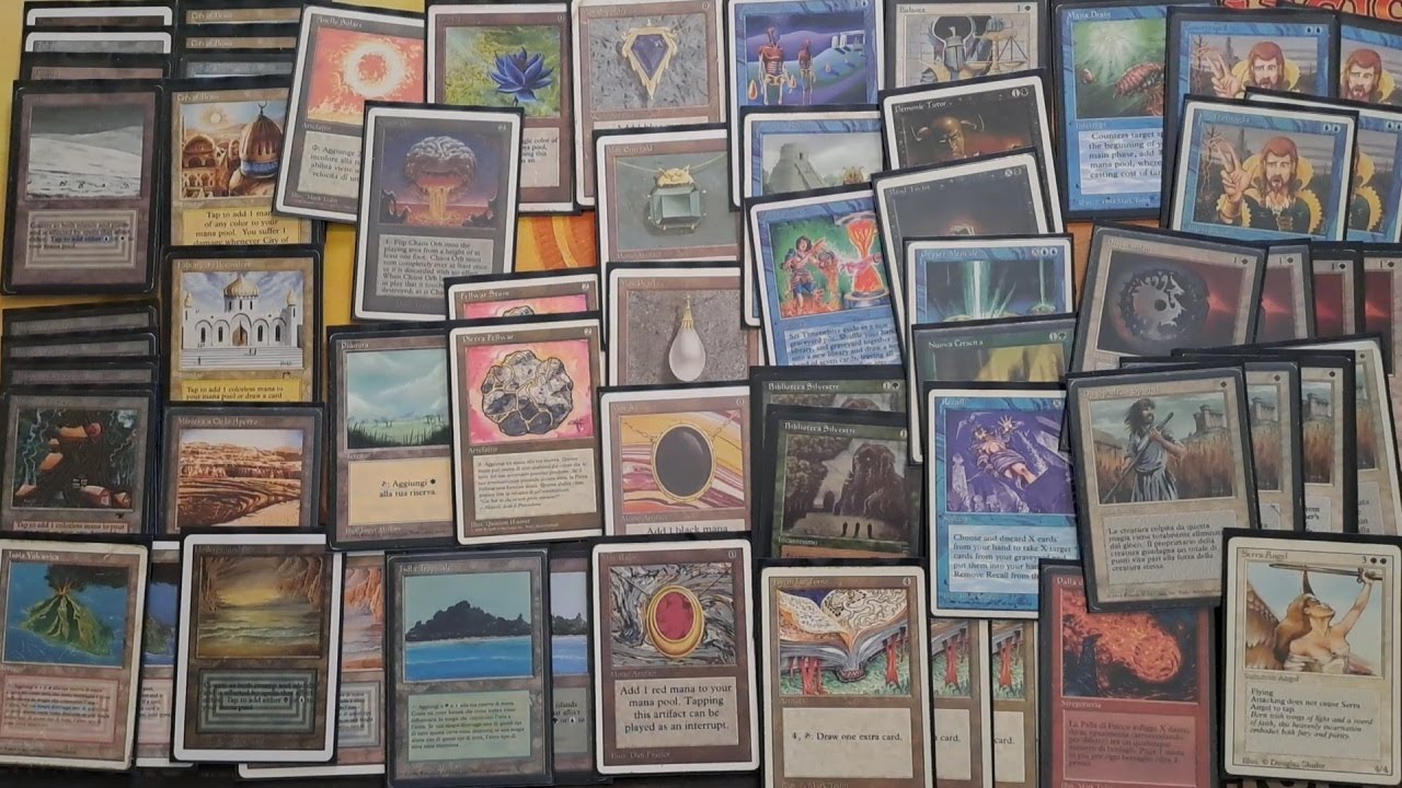 MTG OLD SCHOOL DECK TECH: THE DECK with SYLVAN LIBRARY.  Are 3 Libraries better than one?
