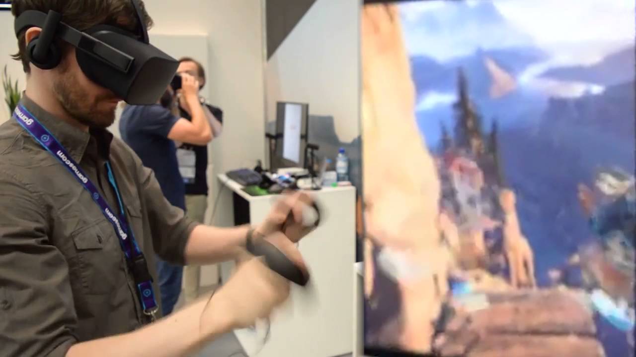 Crytek's 'The Climb' with Oculus Touch
