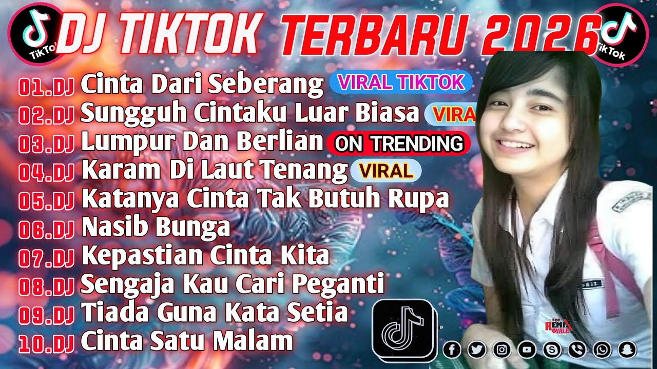 DJ TIKTOK TERBARU 2026 || DJ CINTA DARI SEBERANG 🎵 DJ CINTAKU SUNGGUH LUAR BIASA 🎵 FULL ALBUM🔥🔥
