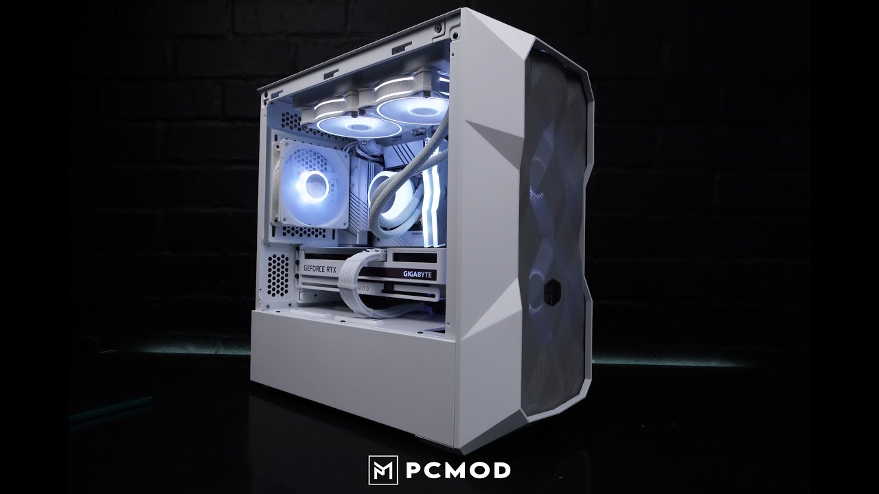 Cooler Master TD300 Mesh White - PC Build