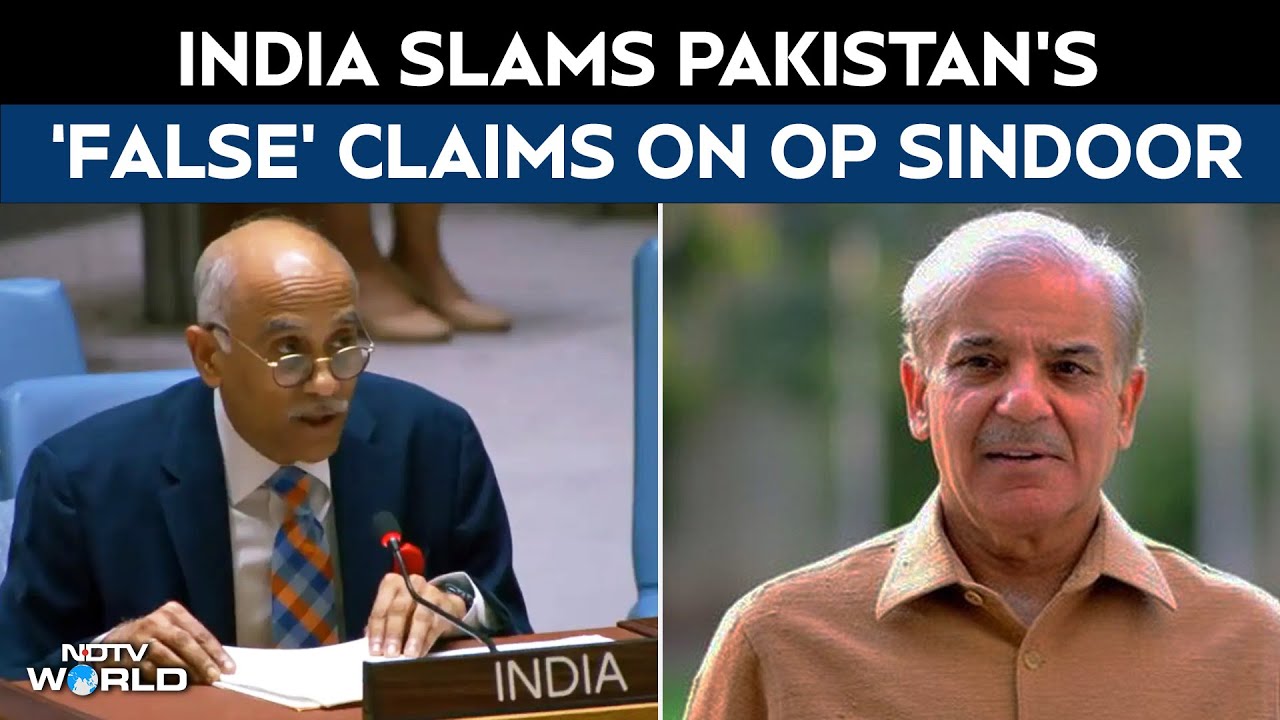 India Slams Pakistan's "False, Self-Serving" Claims On Op Sindoor At UN