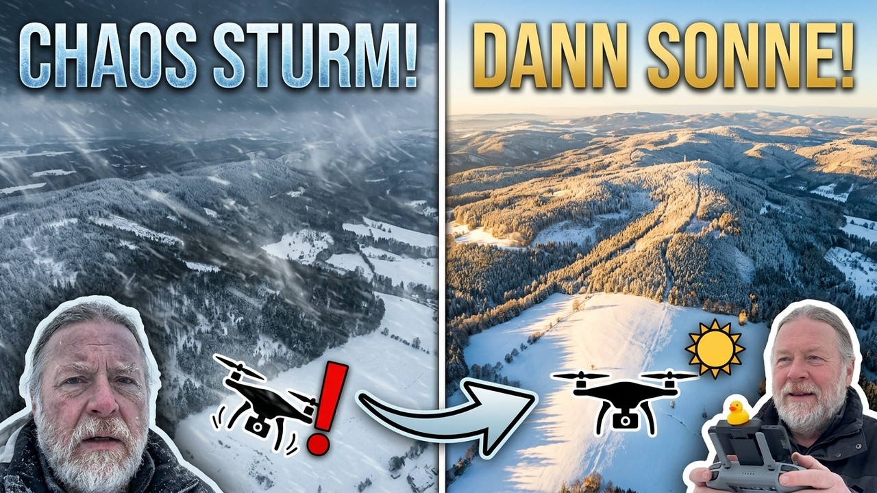 Schnee im Erzgebirge, Sturmtief Elli: Erst Chaos, dann Sonne – beißend kalter Wind im Erzgebirge