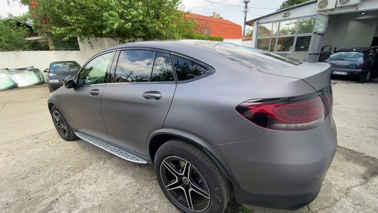 Car Wrapping: Dark Grey Matte - Mercedes