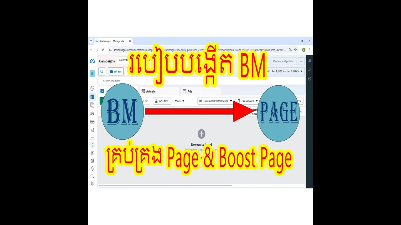 របៀបបង្កើតBM សម្រាប់ Boost Page & គ្រប់គ្រង Page✅📶