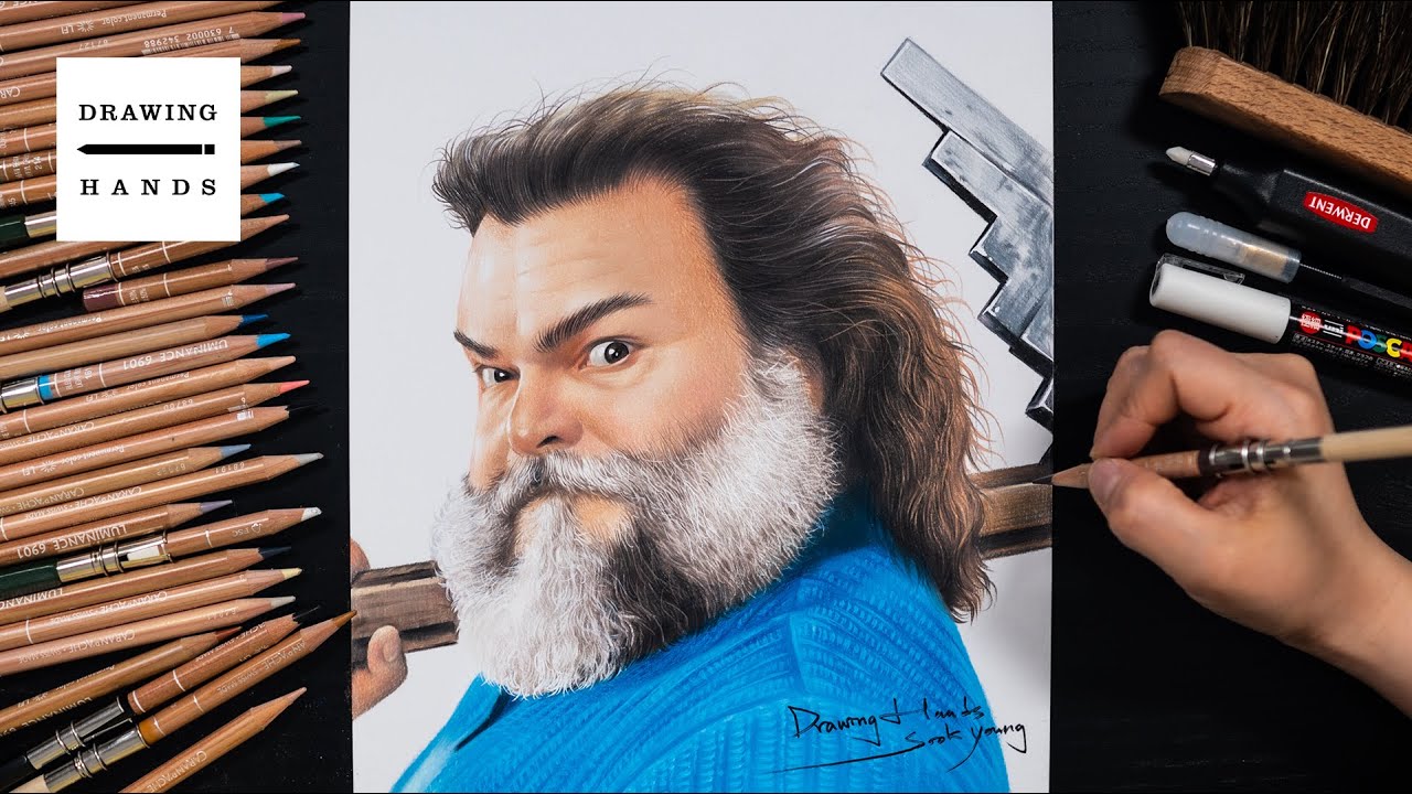 Drawing A MINECRAFT MOVIE - Steve [Drawing Hands]